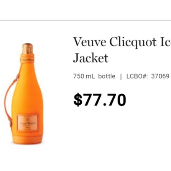 Veuve Clicquot Ice Jacket BNWOT Perfect Condition - Picture 3 of 3